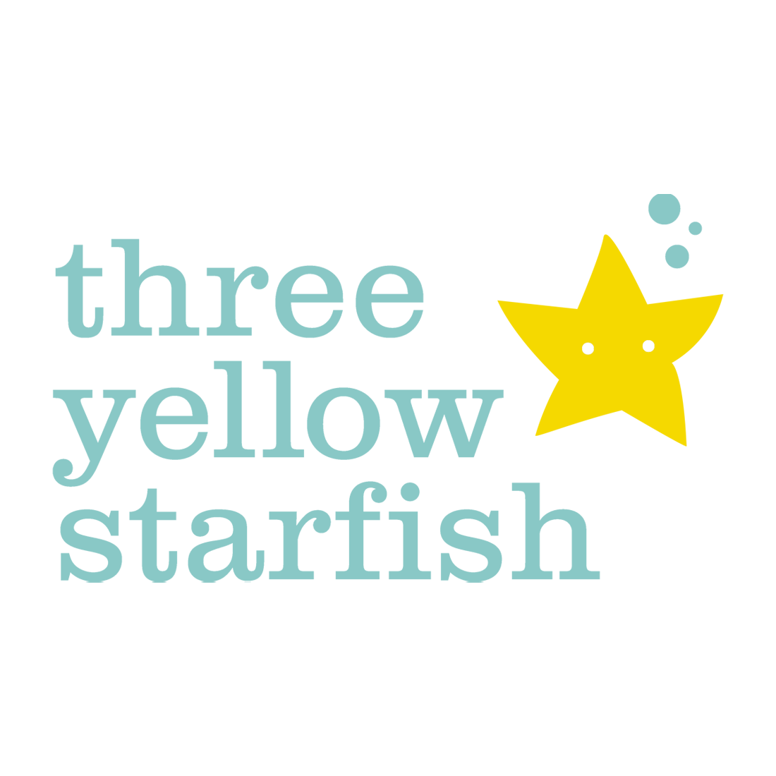 Kids Snack Bags - Reusable Insulated Pouch - Three Yellow Starfish