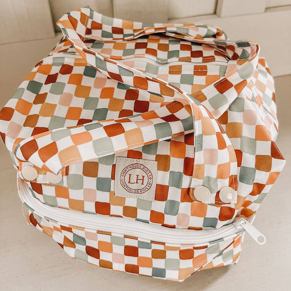 mini baby diaper bag packing pod for moms