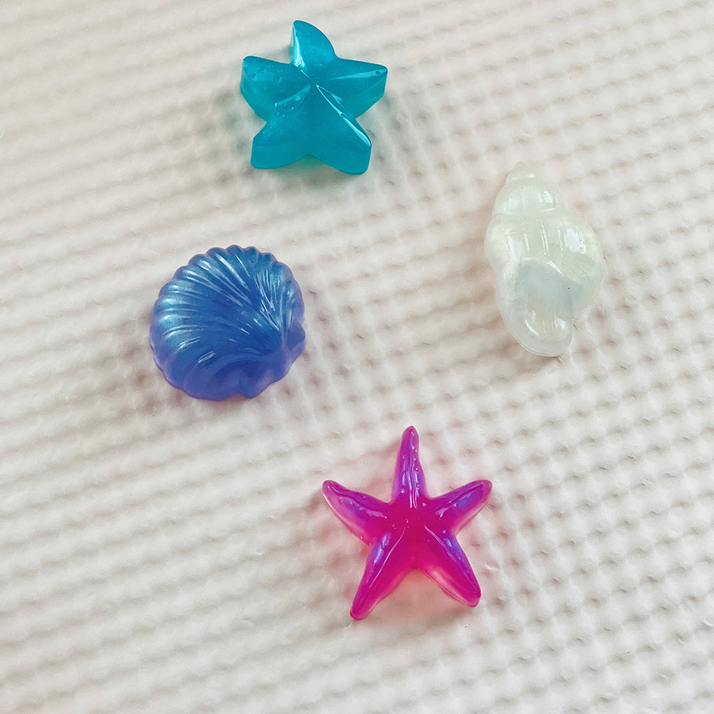 resin sea shells sensory bin fillers toys