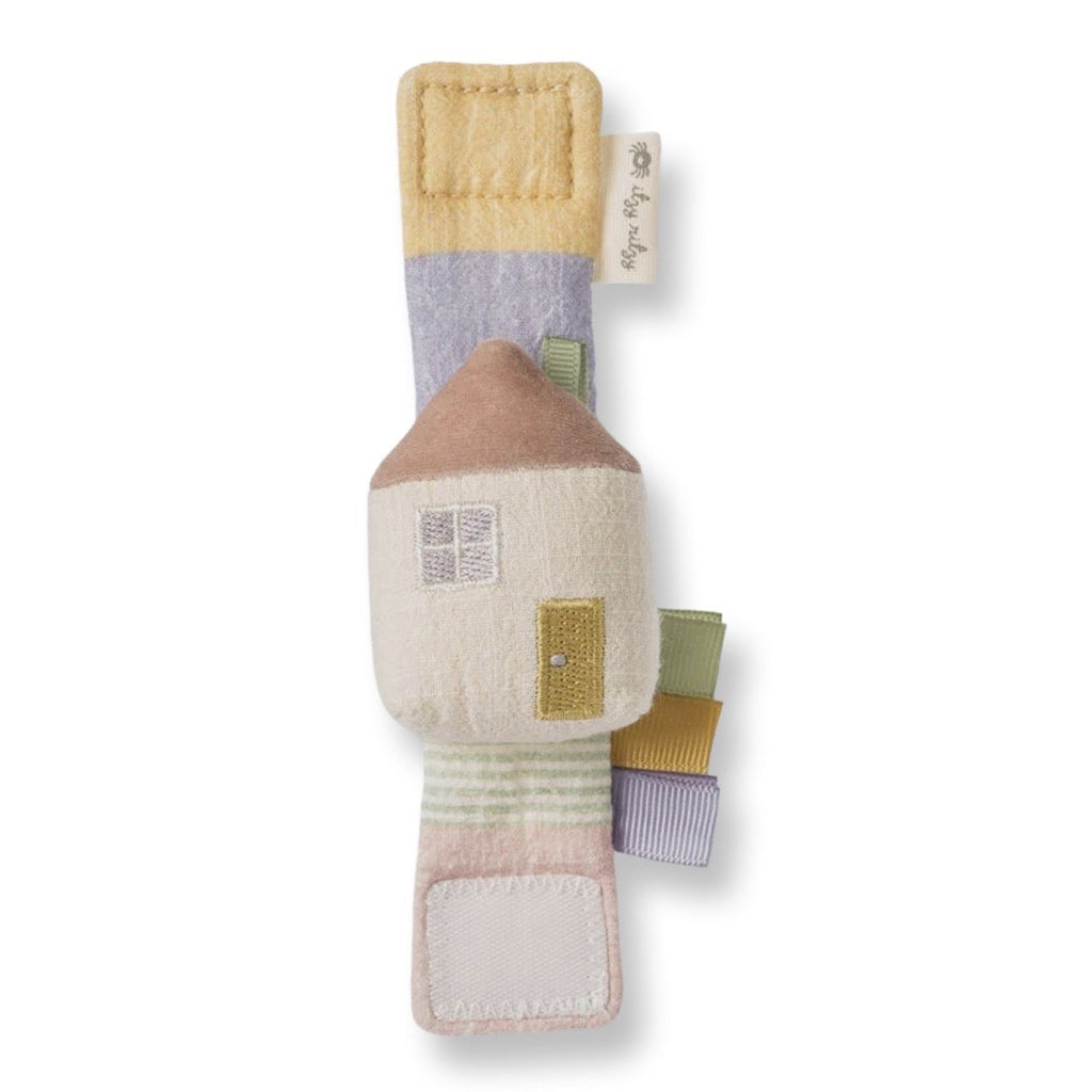 cottage wrist rattle for infants and babies