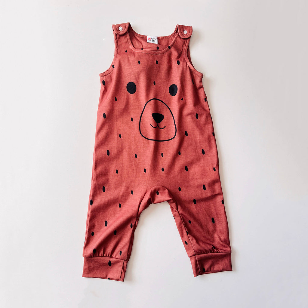 baby bear overalls outfit for newborns and toddlers