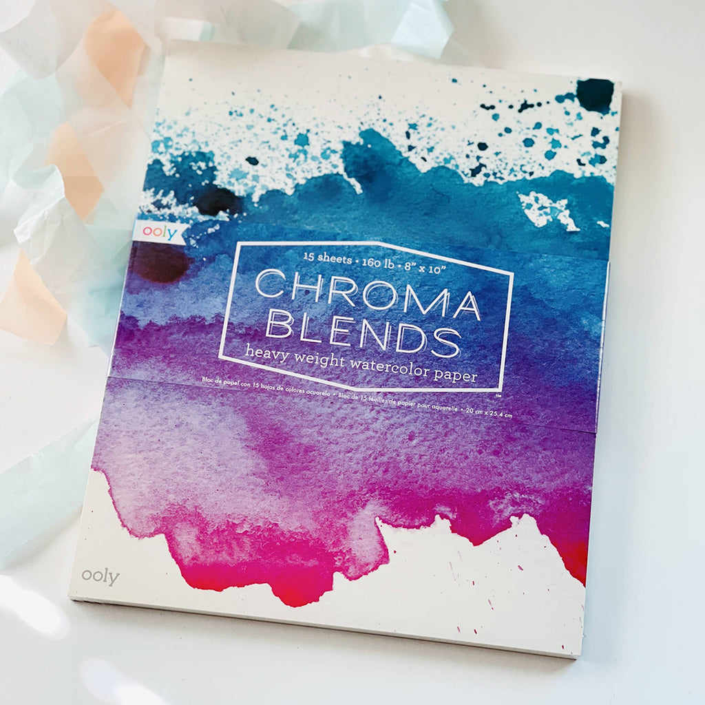 chroma blends watercolor painting art pad