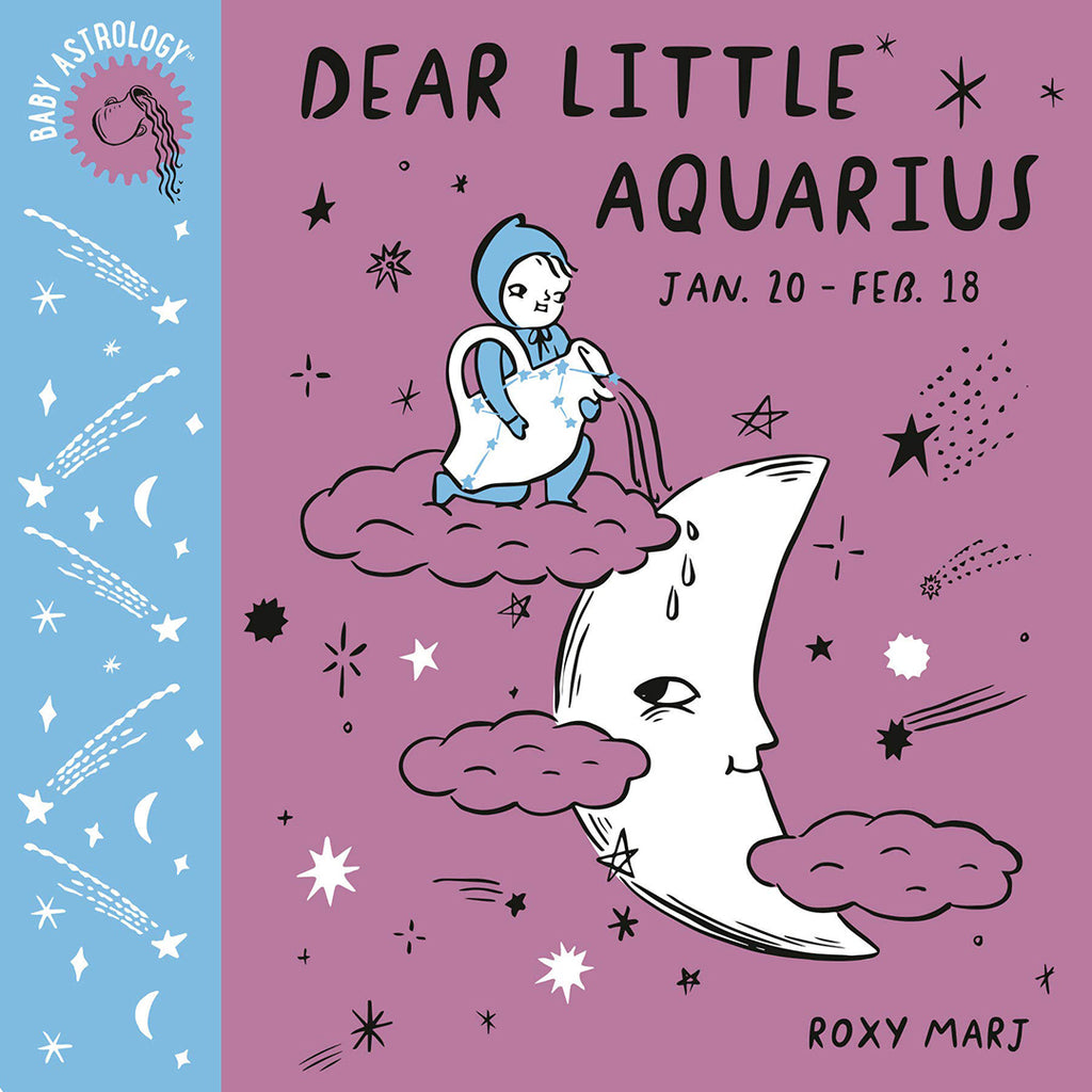 dear little Aquarius baby astrology board book 