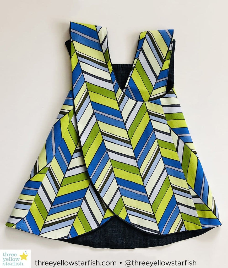 blue and green baby girl dress size 5