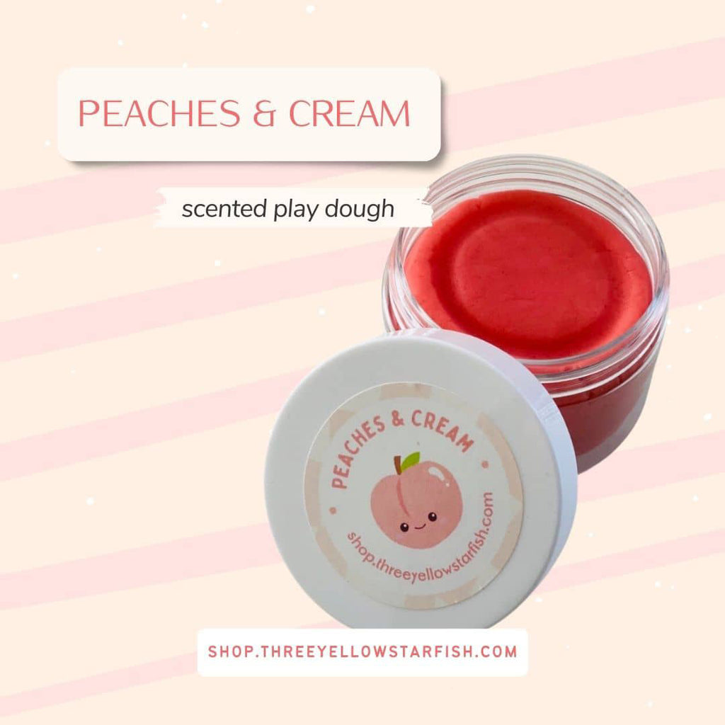 all natural peach scented play doh