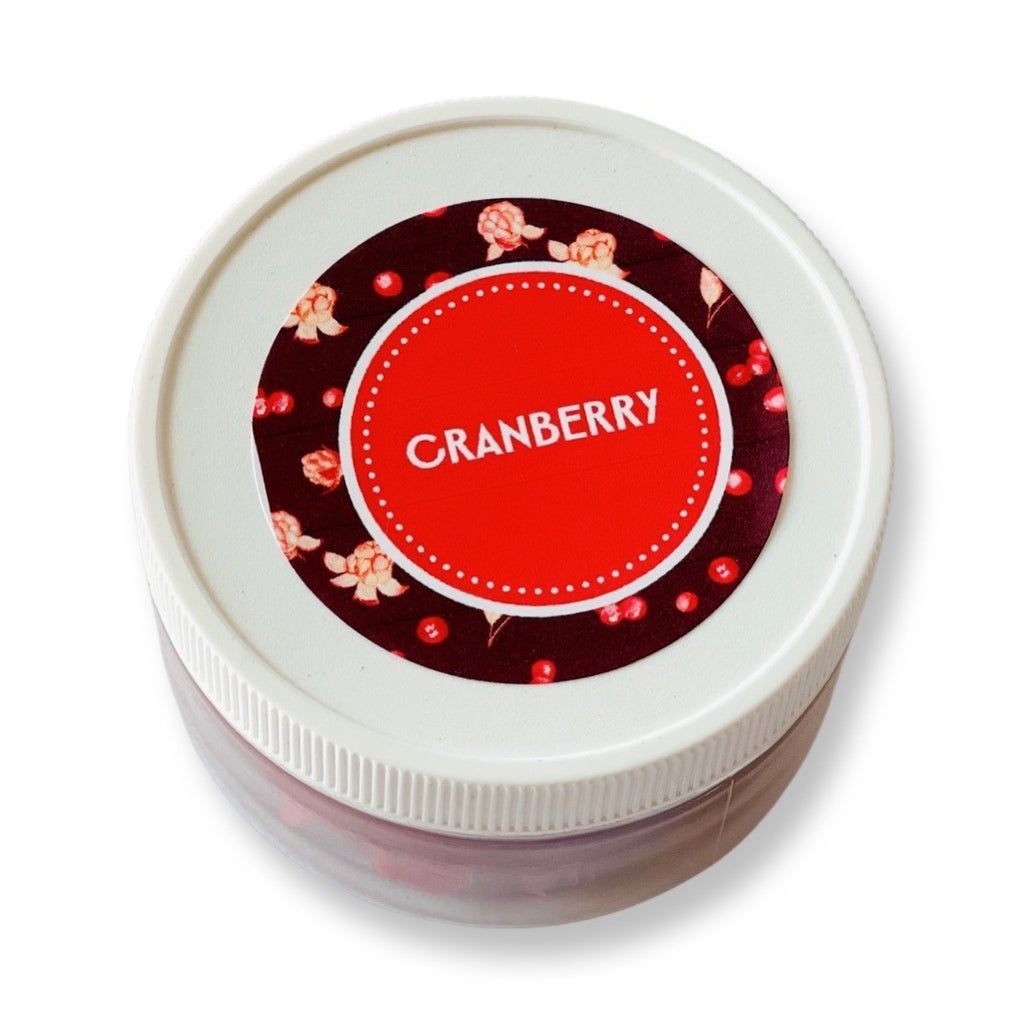 dark red cranberry scented play dough