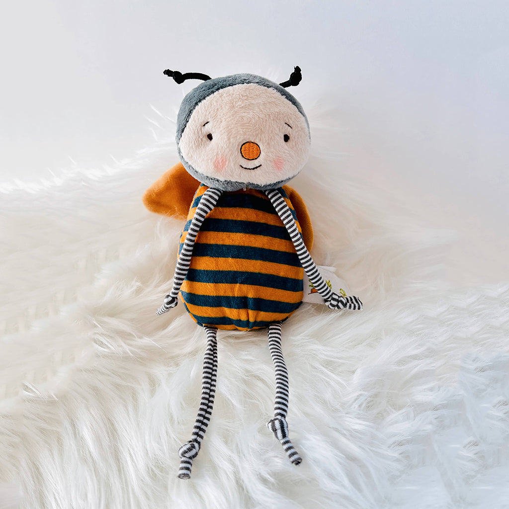 bee plushie for babies toddlers and kids