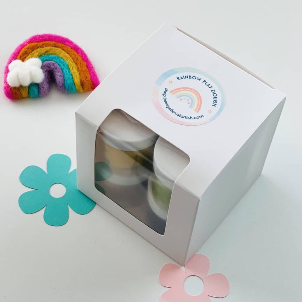 rainbow playdough slime kit for kids
