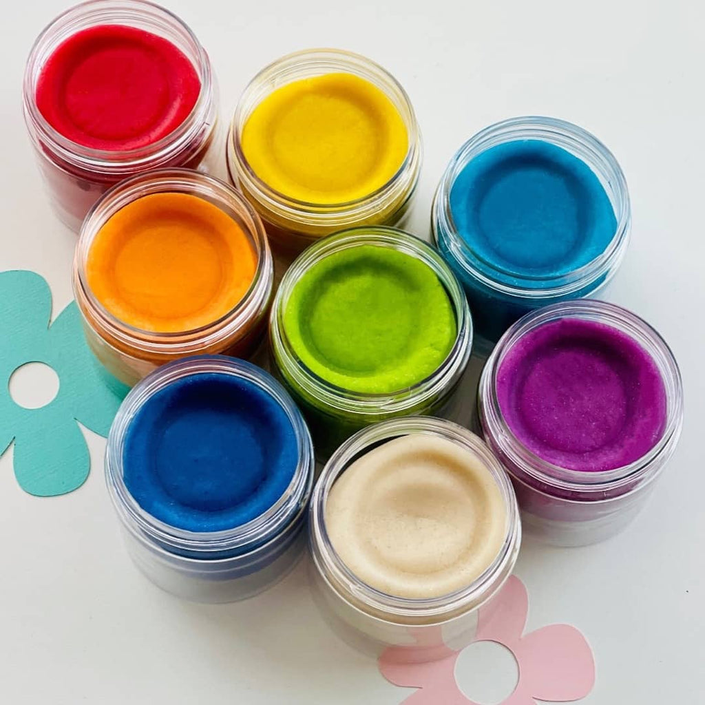 rainbow play dough sensory kits for kids