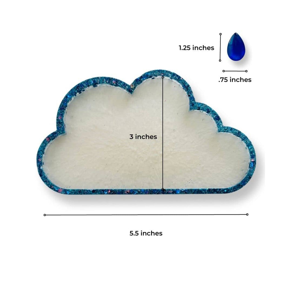 cloud resin tray set measurements
