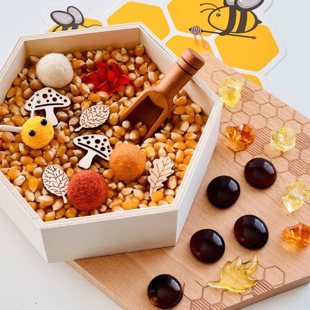 honey bee sensory kit open ended play kids activity