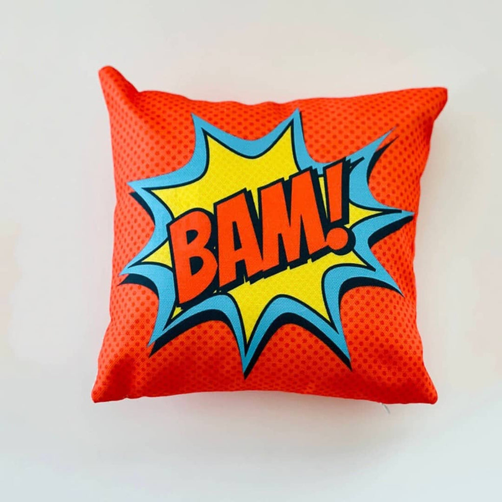 super hero themed kids pillow case and insert