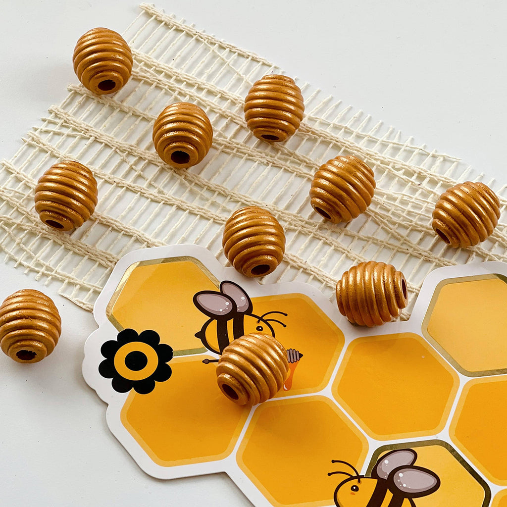 10 golden bee hives math manipulatives for play based learning