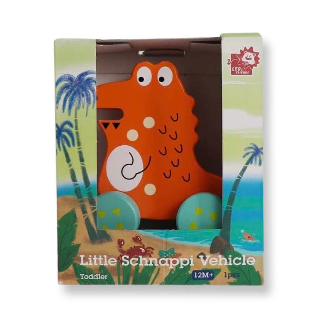 wooden push toy alligator for toddlers
