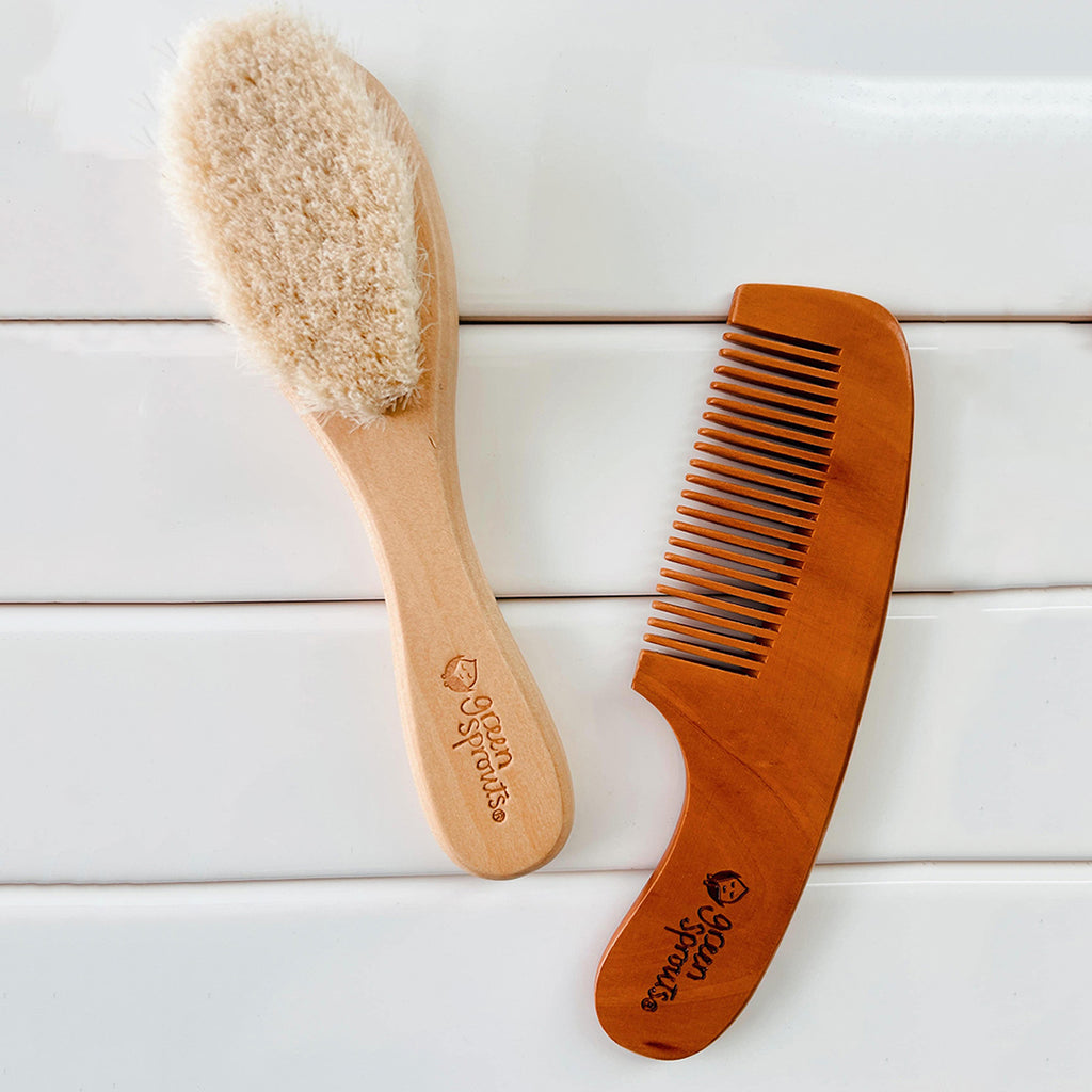 baby brush & comb set for newborns and infants