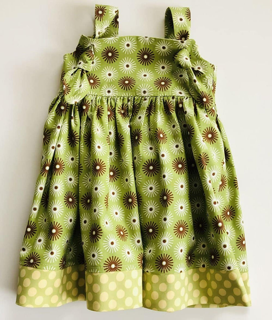 green dress for baby girl