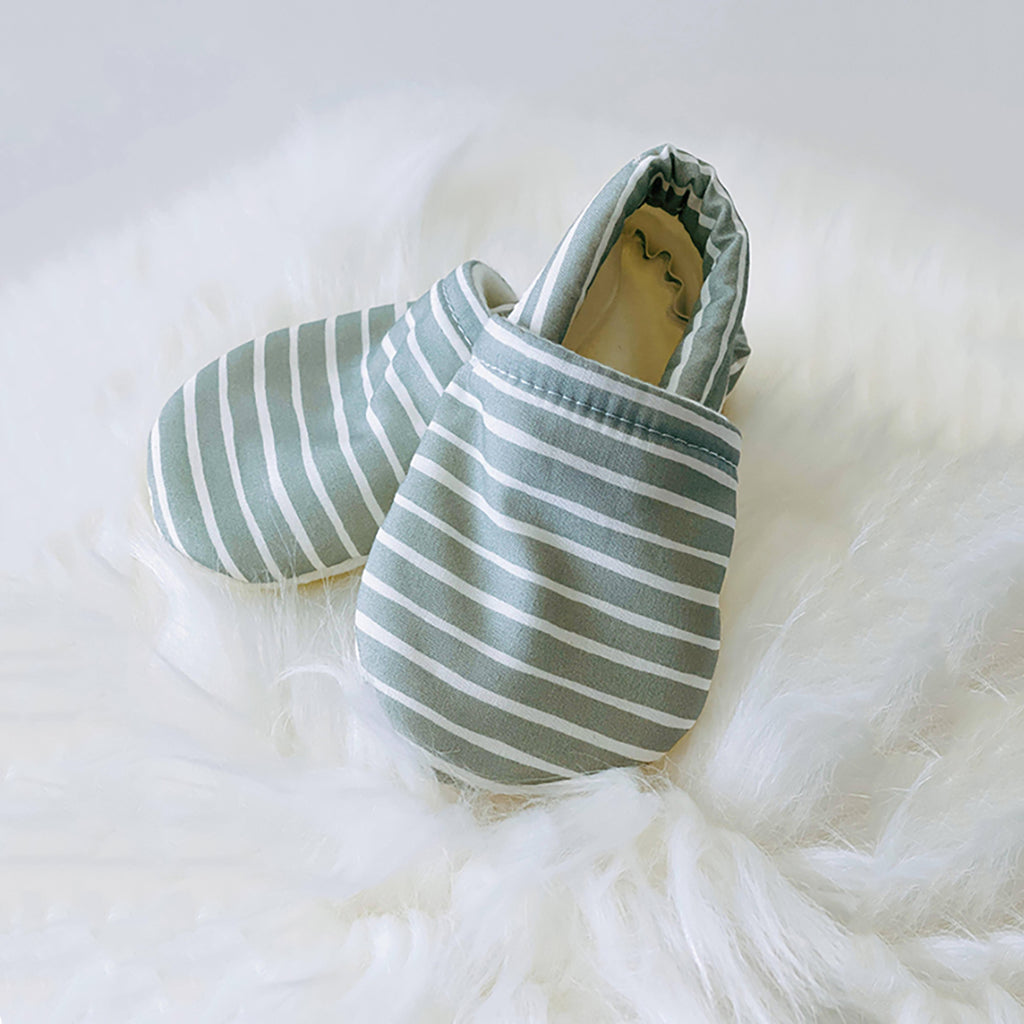 handmade baby shoes with soft sole grippy bottom
