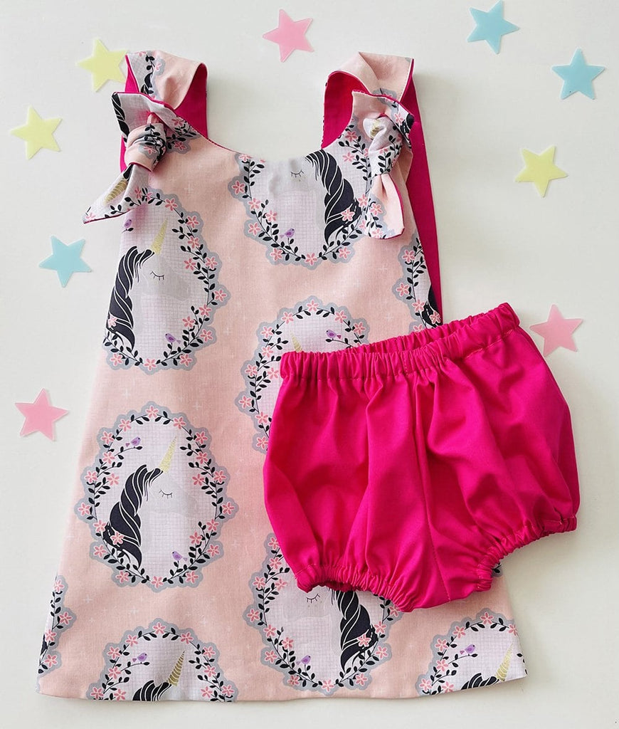 pink unicorn outfit for birthday girl