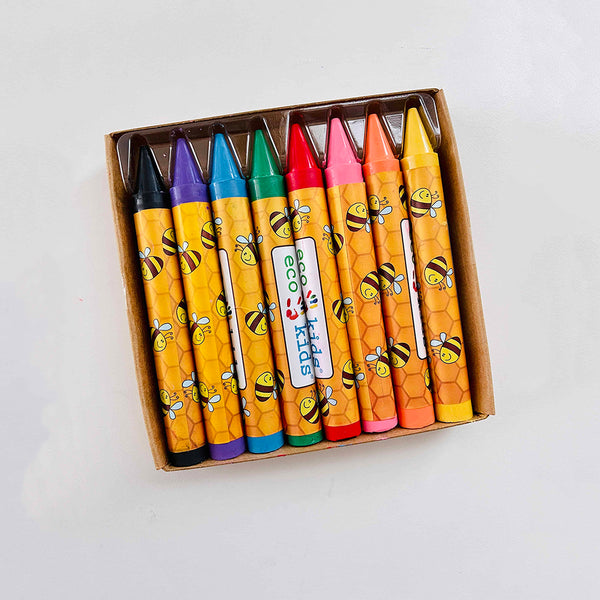 Eco-Kids Beeswax Crayons, Extra Large – Bountiful Beloit + Authentic Arts