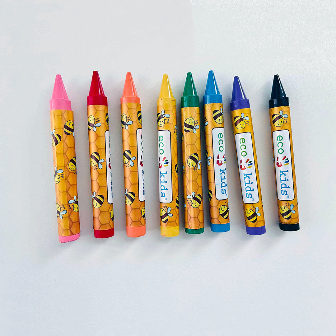 Beeswax Crayons for Toddlers - Three Yellow Starfish