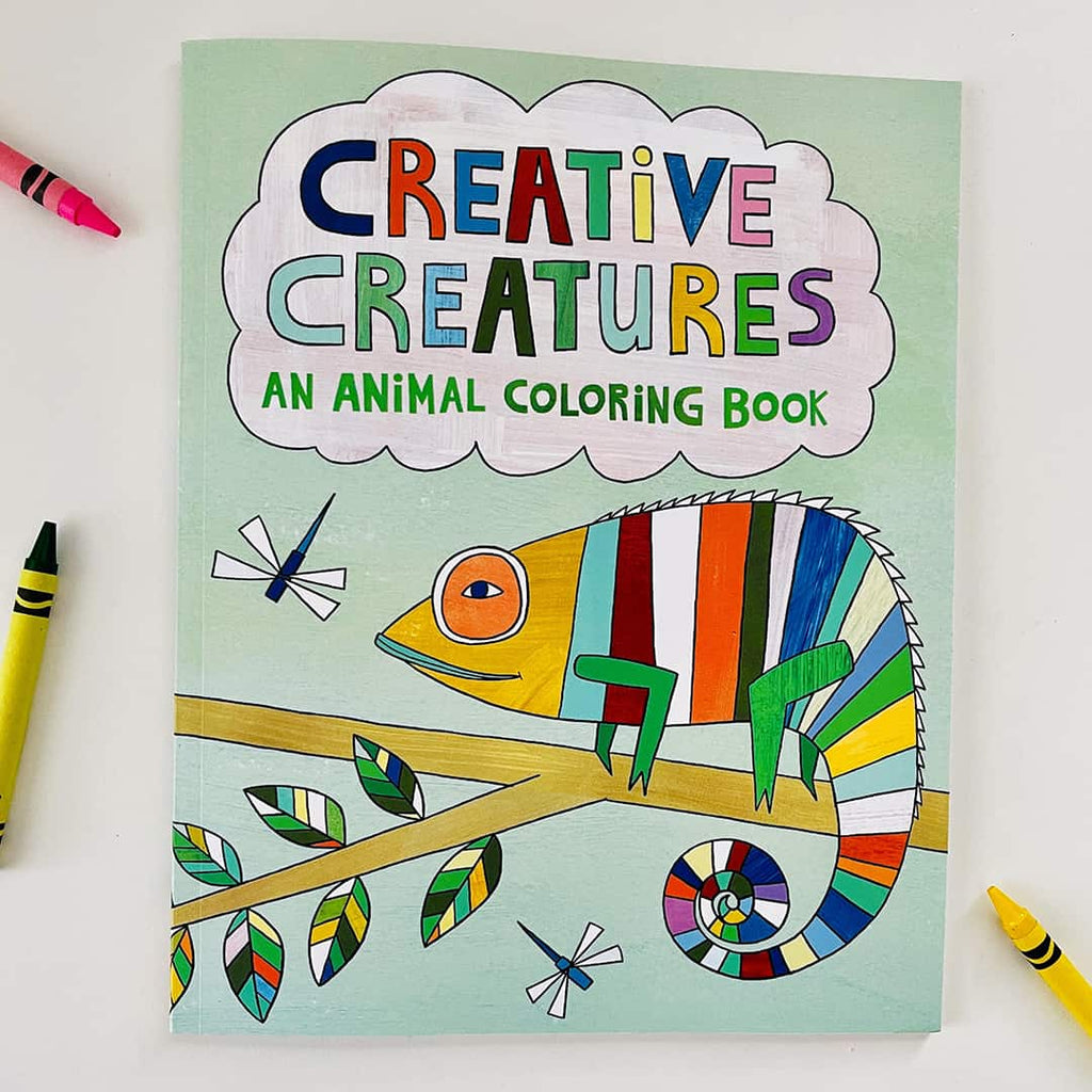 Creative Creatures coloring book for toddlers and kids