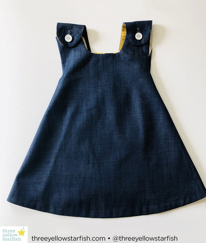 denim dress for toddler girls