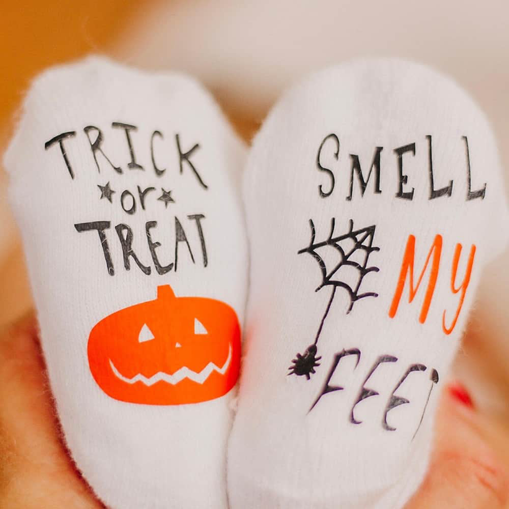 cute Halloween socks for baby