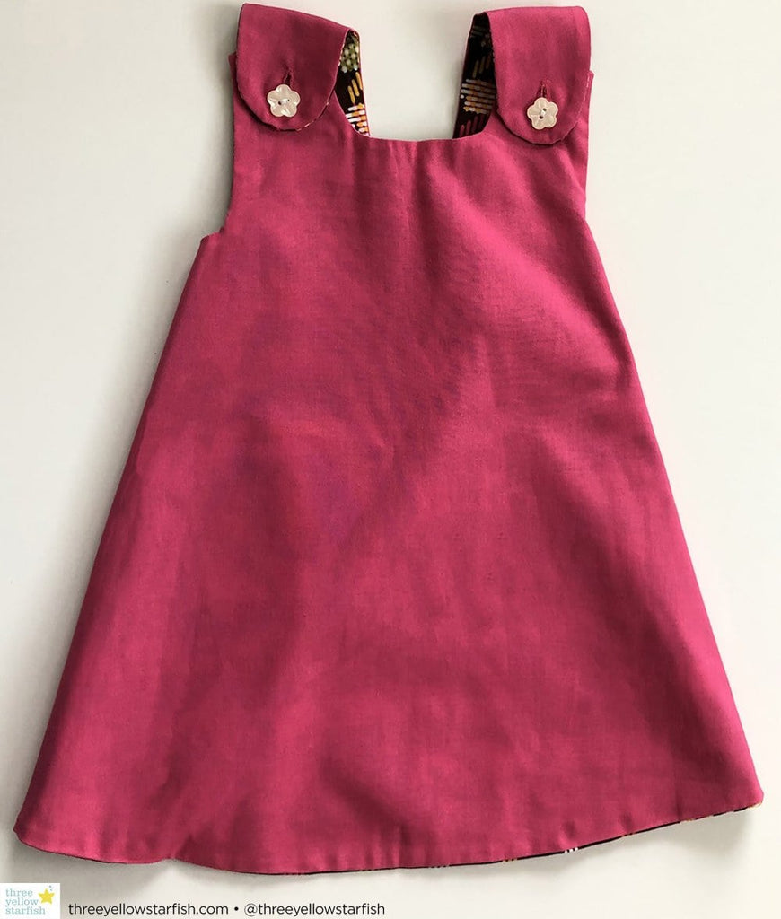 hot pink toddler dress