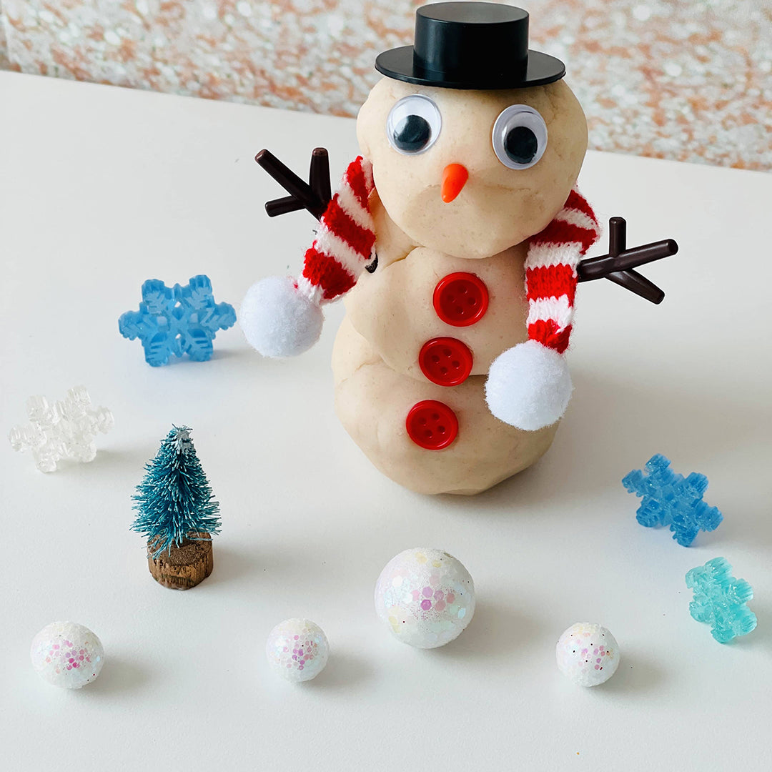 Build A Snowman Play Dough Kits - Mama.Papa.Bubba.