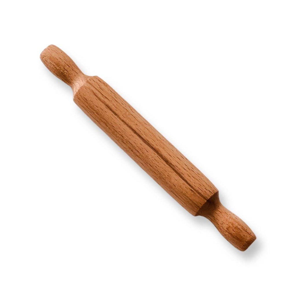 wooden play dough rolling pin
