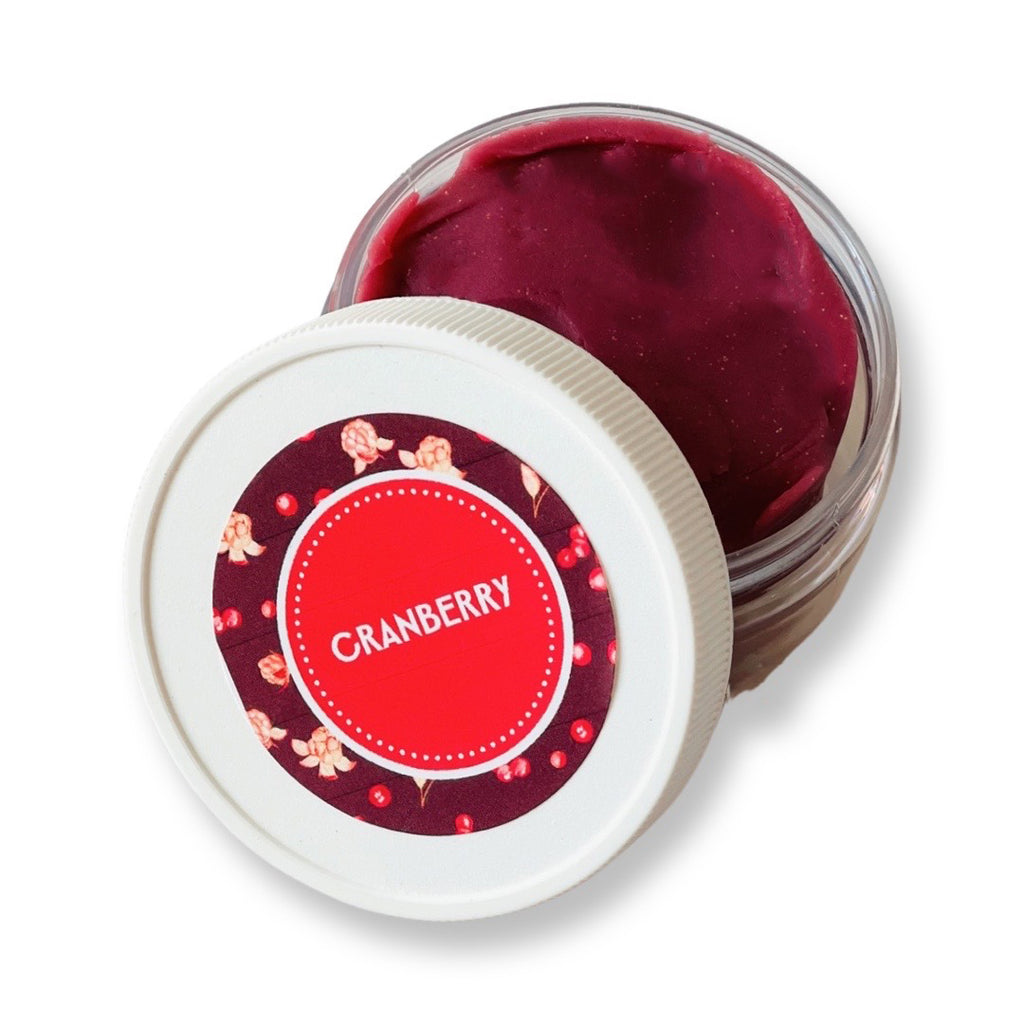 dark red cranberry scented sensory play dough for kids