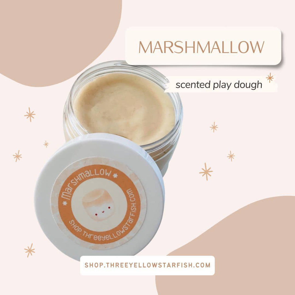 marshmallow scented therapy dough