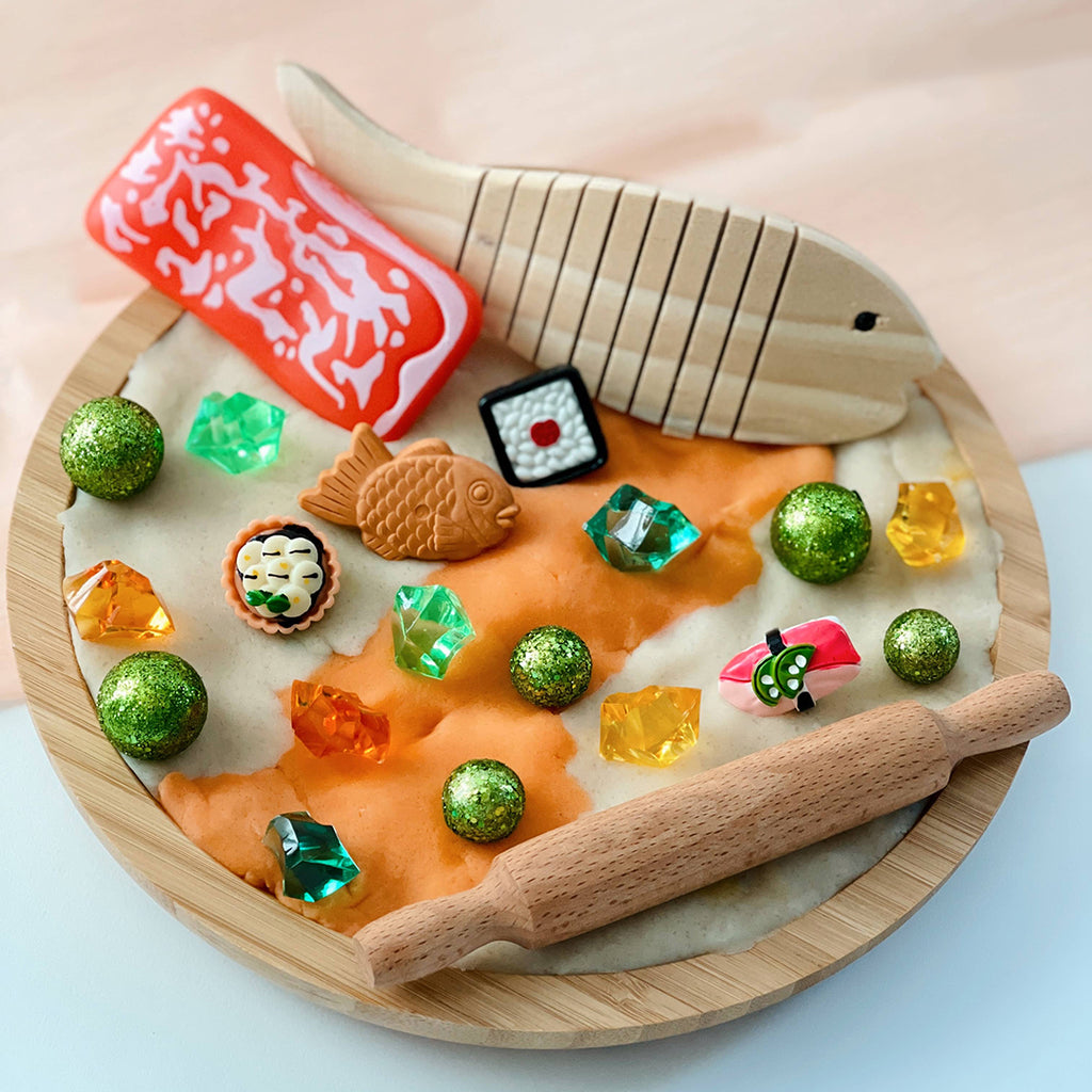sushi playdough kit for kids