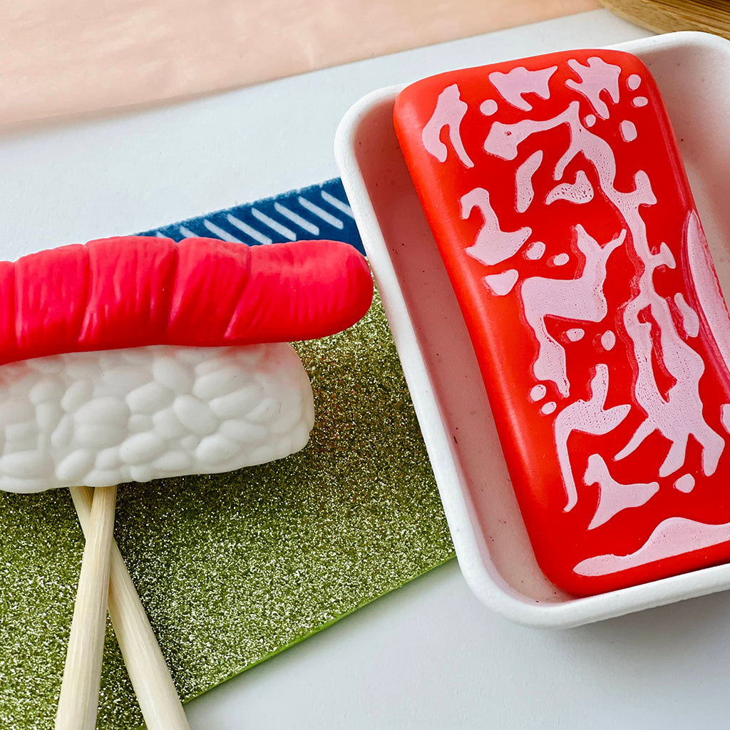 interactive sushi playdough sensory kit for kids