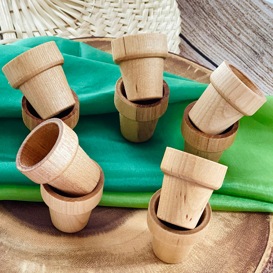 Wooden Shape Sorting - Garden Wooden Toys - Three Yellow Starfish